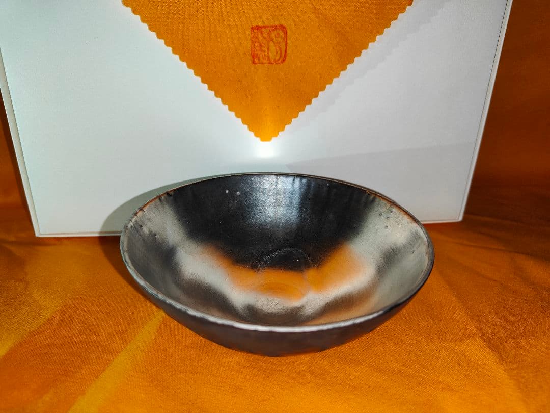 福村龍太 銀彩 鉢 / 抹茶碗 黒釉