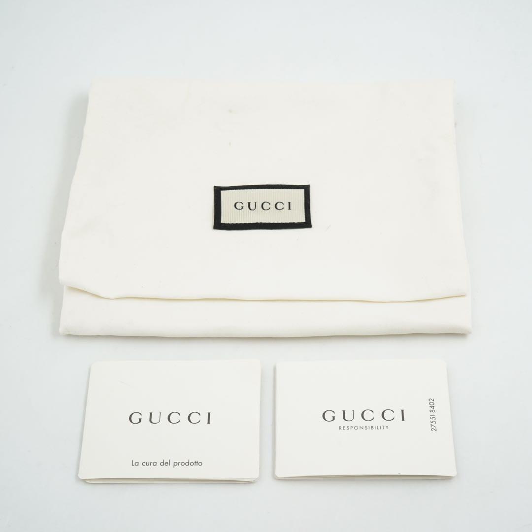 ✨未使用展示品✨　GUCCI ミニ財布　GGロゴ キルティング　Vステッチ