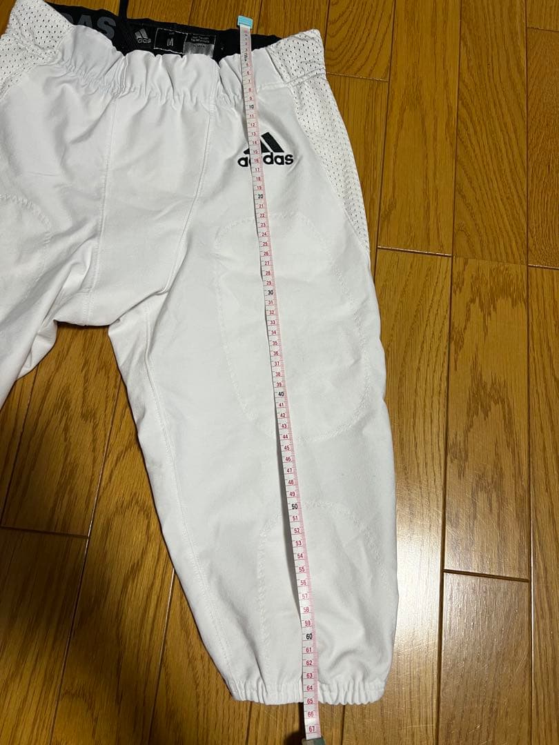 adidas アメリカンフットボール用パンツ ホワイト
