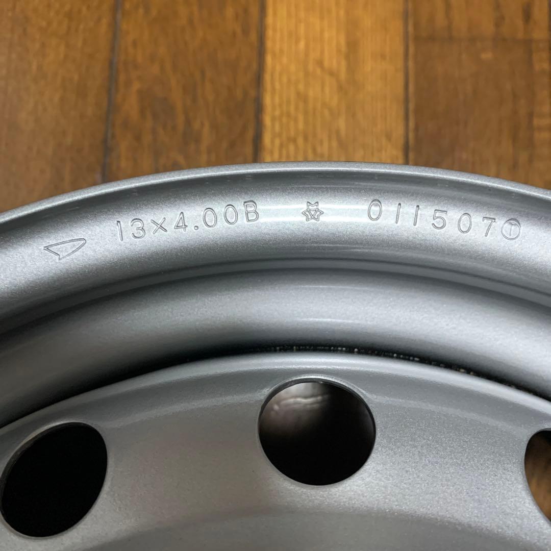 中古　ダイハツ　13インチ　4.00B ホイール　4本セット　鉄　スチール