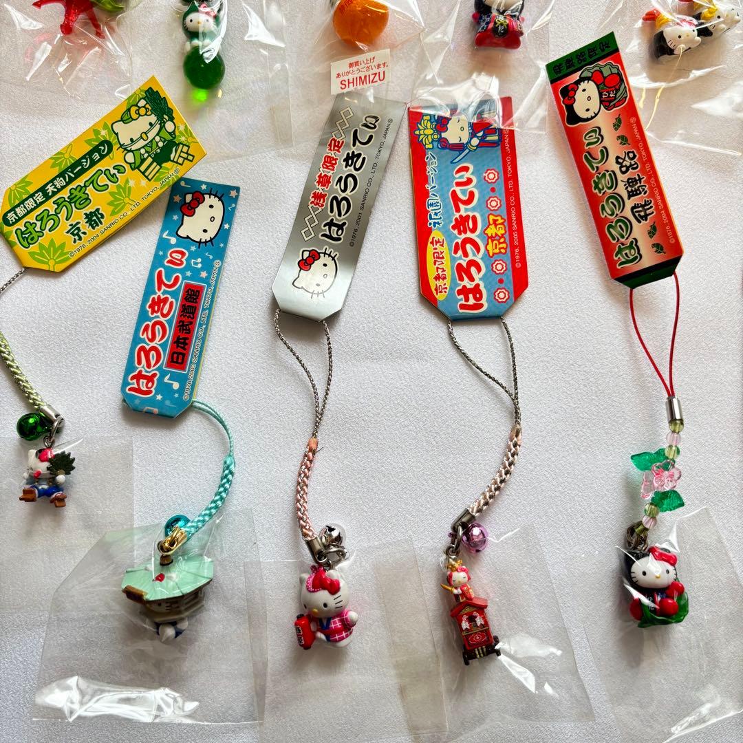 【レア】ハローキティご当地ストラップ　根付け　21個セット