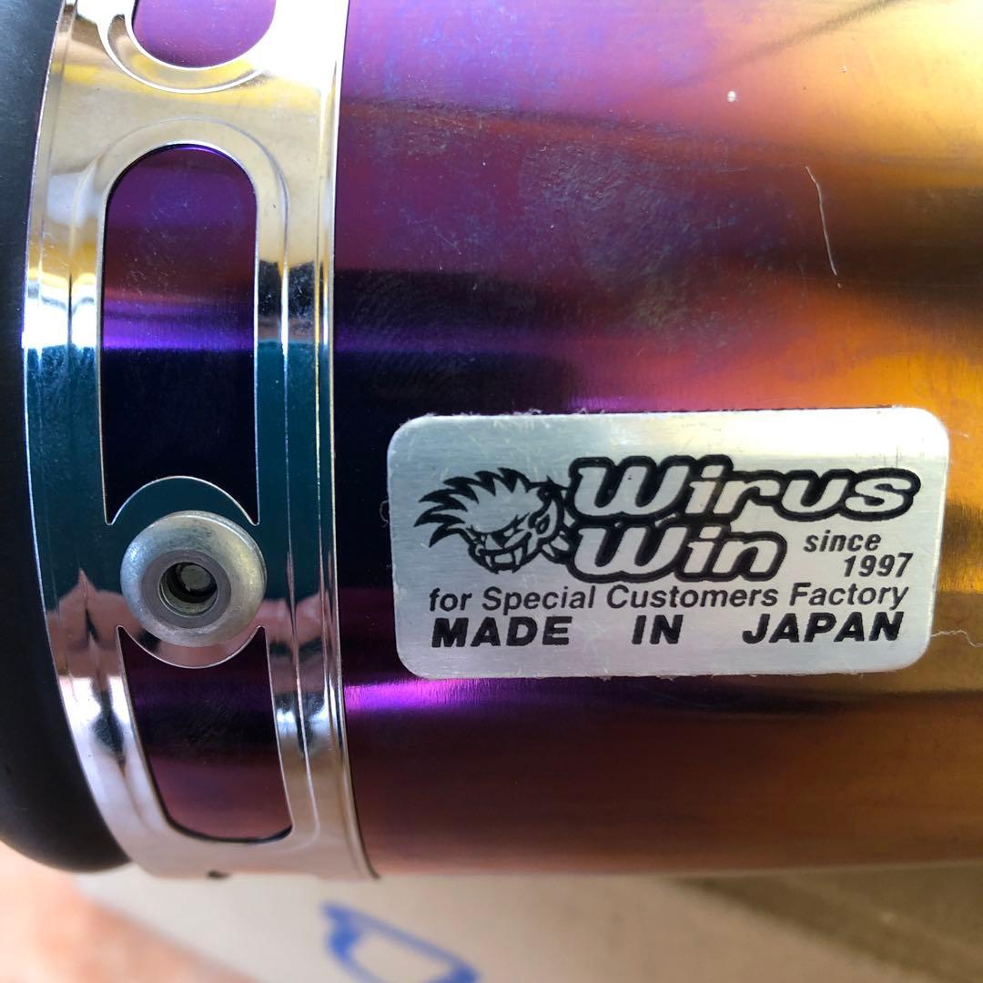 wirus win ユーロチタン/バイク マフラー pcx150 KF30用