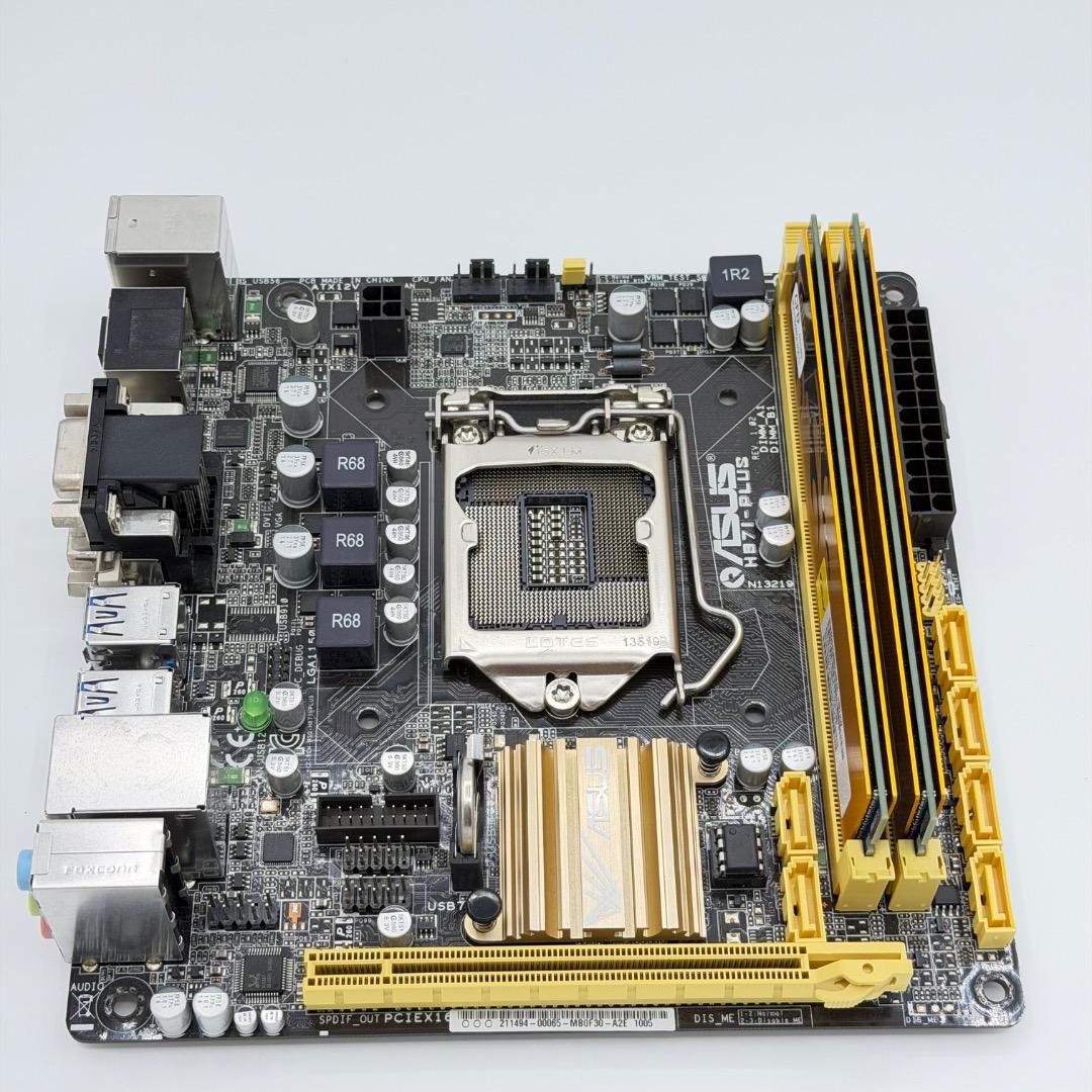 【美品】 H87I-PLUS + i7-4770K + RAM 16GB