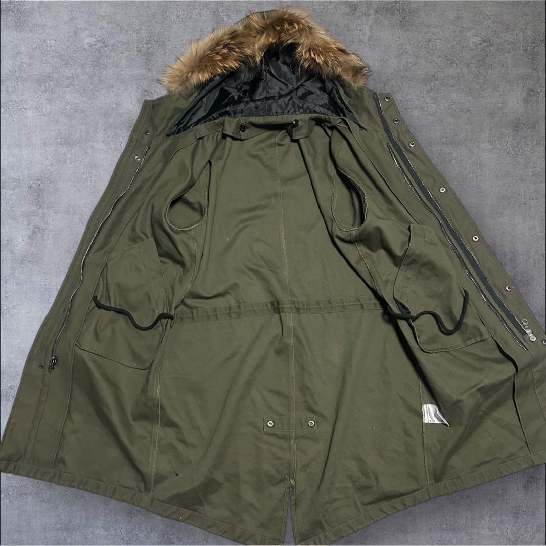【美品】CASPER JOHN モッズコート　ファー付き　ライナー付き　Y2K