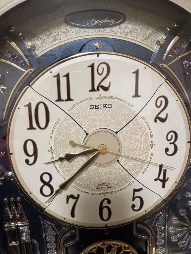 →*︎様 SEIKO RE561S からくり時計 電波修正機能 自動秒針停止機能