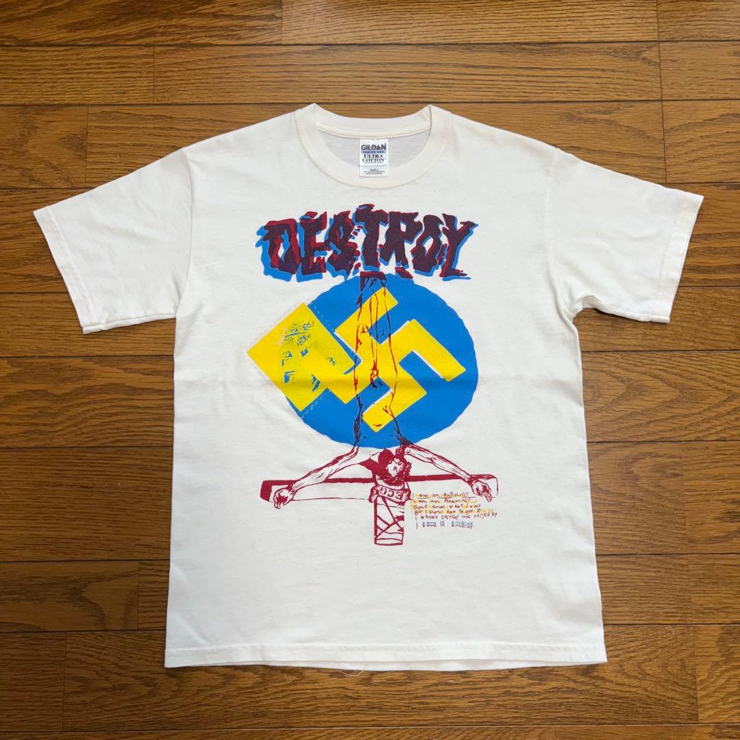Y2K 00s Sex Pistols DESTROY Tシャツ S位 ブート？