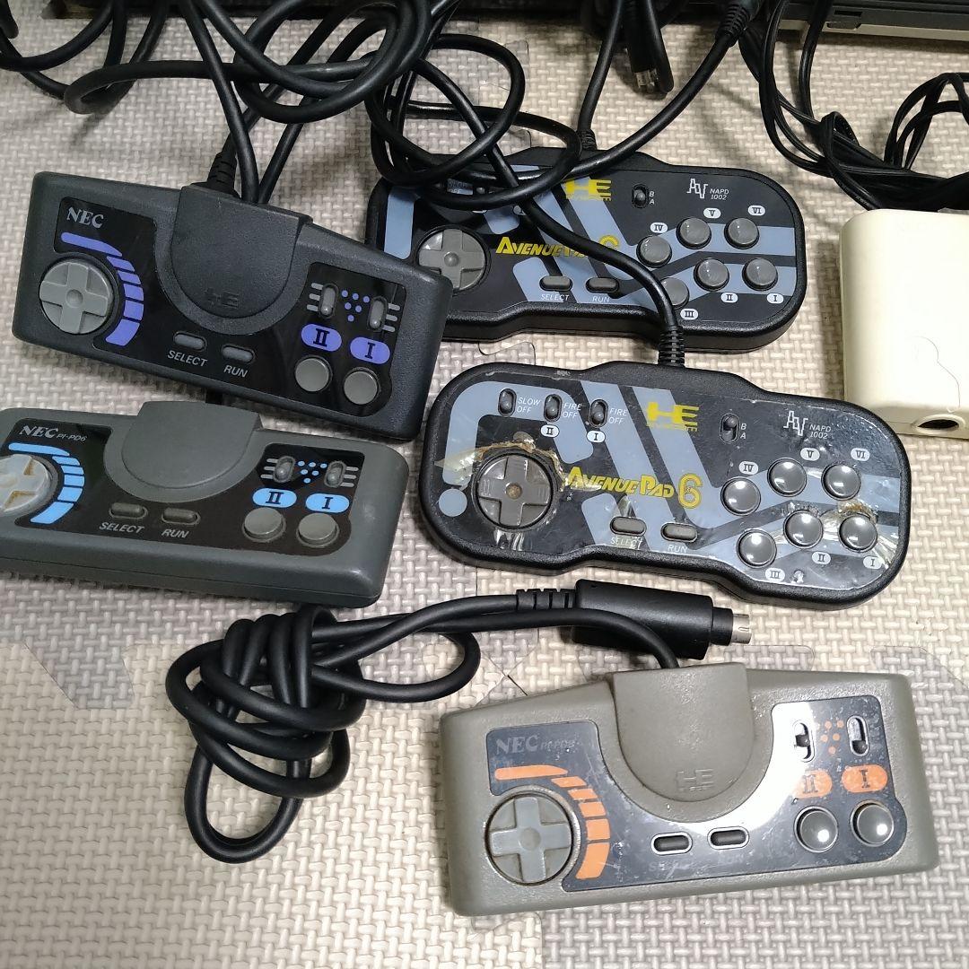 PCエンジン CD-ROM2 本体 周辺機器 大量セット ホリ 6ボタン