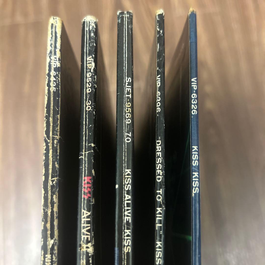 KISS LP5枚　まとめ売り