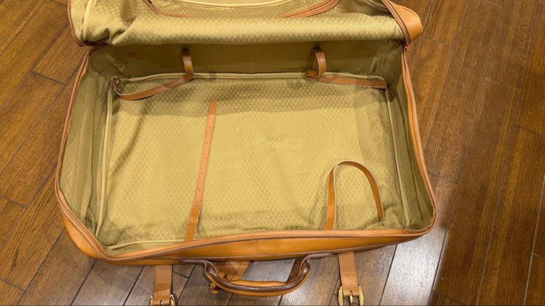 【もっとお安くしました！】 GUCCI レザー ボストンバッグ ブラウン