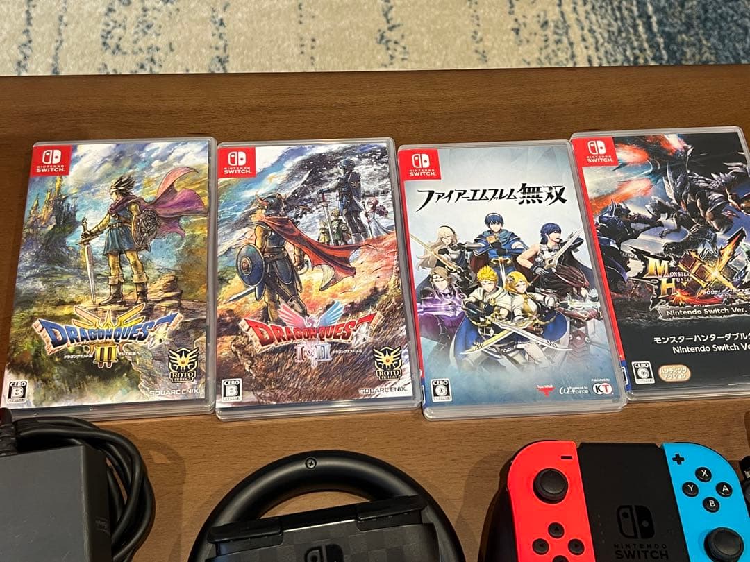 Switch本体 HAC-001 箱あり完品＋ソフト4本＋周辺機器