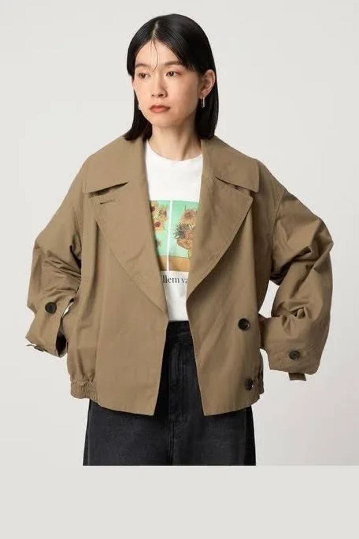新品タグ付き　＜CITEN＞トレンチライクショートブルゾン