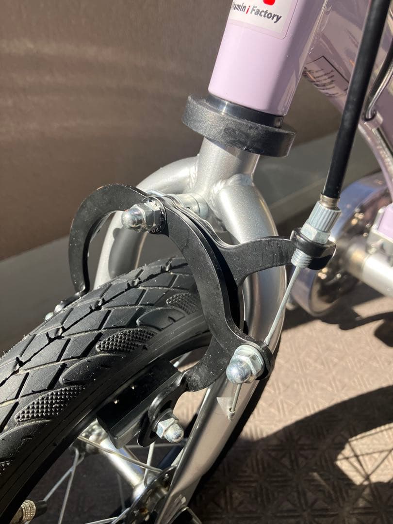 変身バイク2（12インチ）　幼児用自転車 紫　パープル