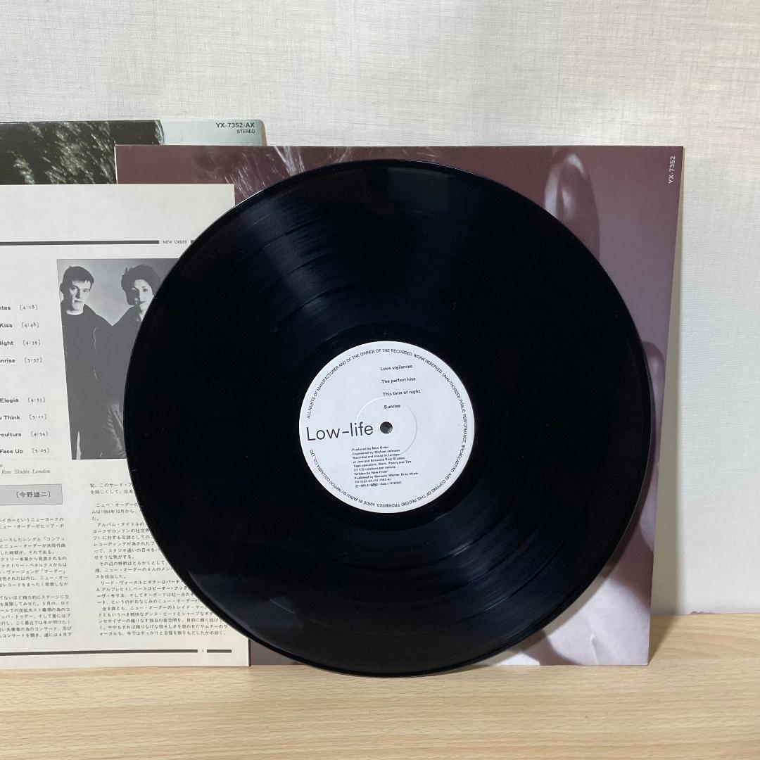 ロウ・ライフ ニューオーダー レコード 帯付き