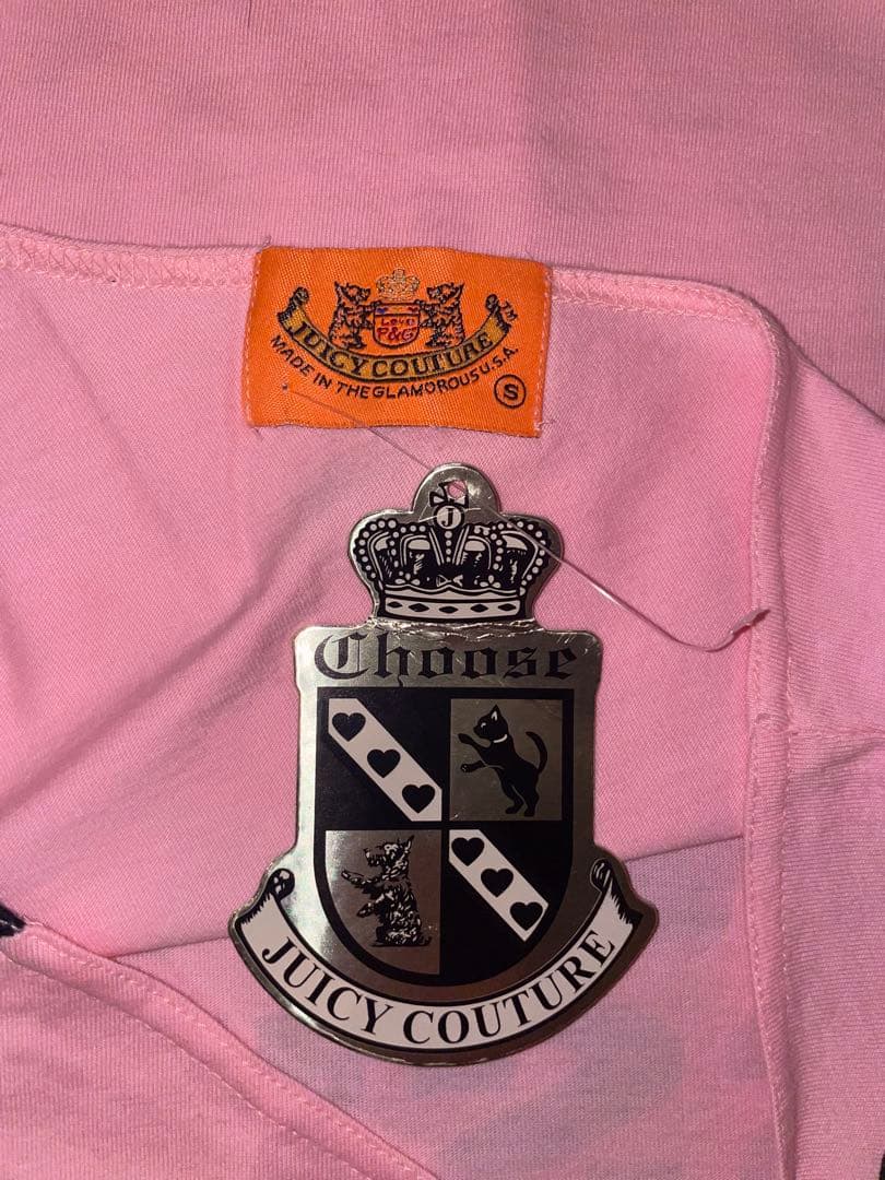 JUICY COUTURE ピンク オフショル 新品タグ付き　y2k