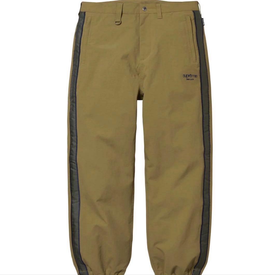パンツ Supreme GORE-TEX Stripe Pant \"Olive\"34