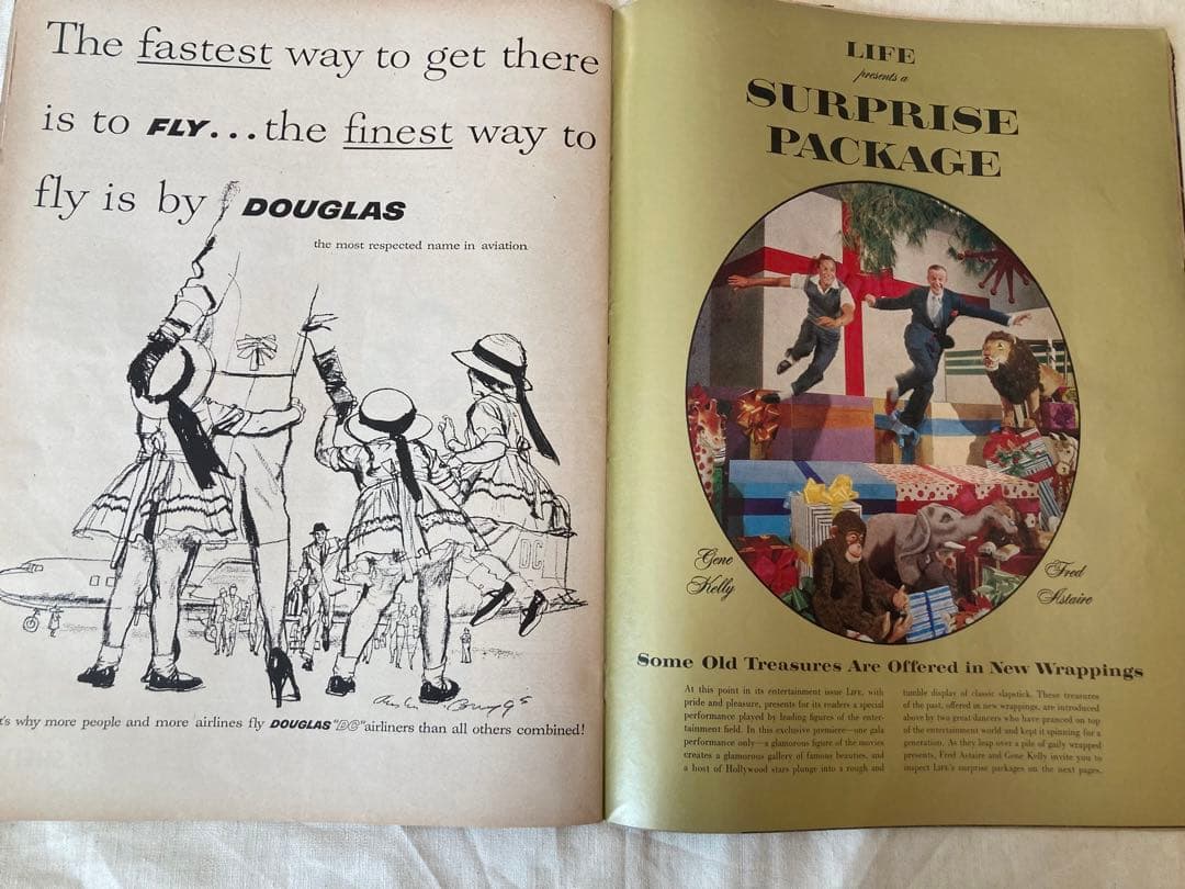 LIFE 1956 DOUBLE ISSUE マリリンモンロー ヴィンテージ広告