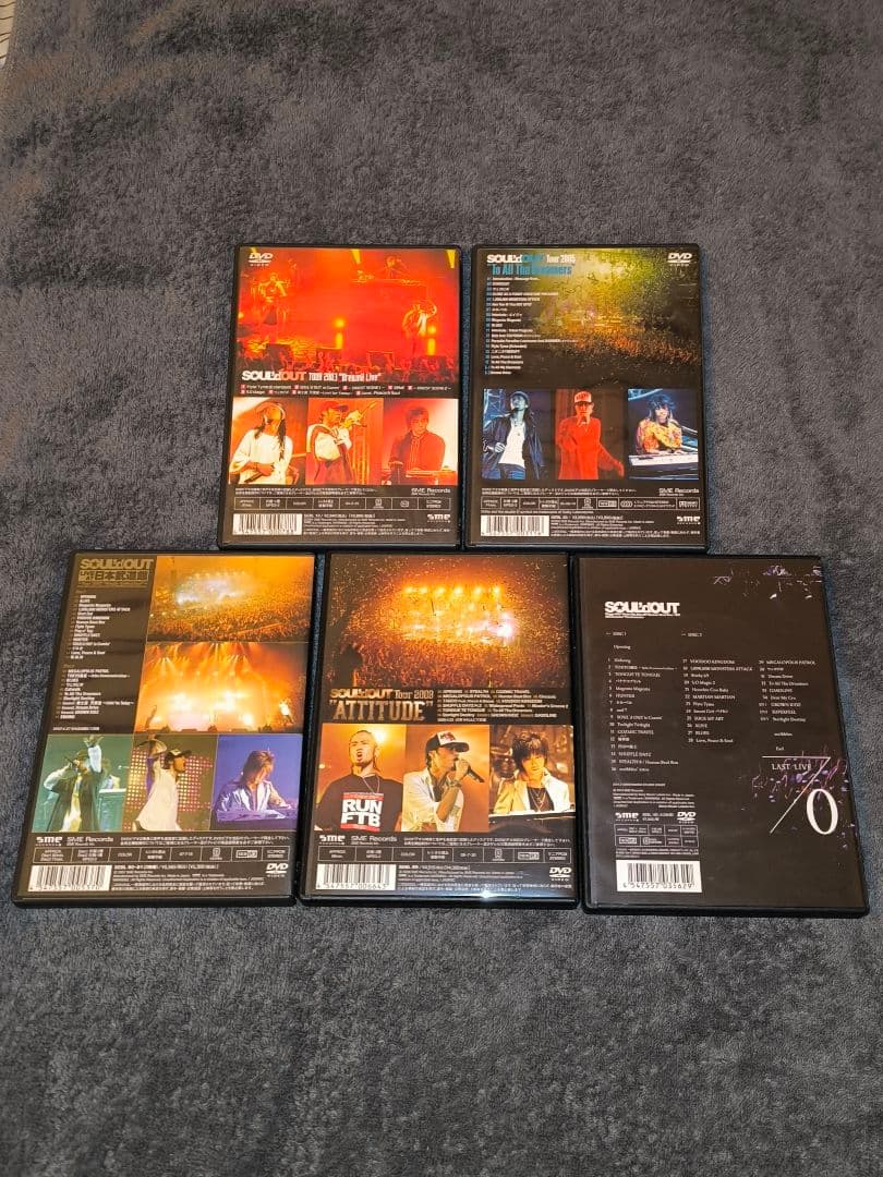 SOUL'd OUT LIVE DVD セット まとめ
