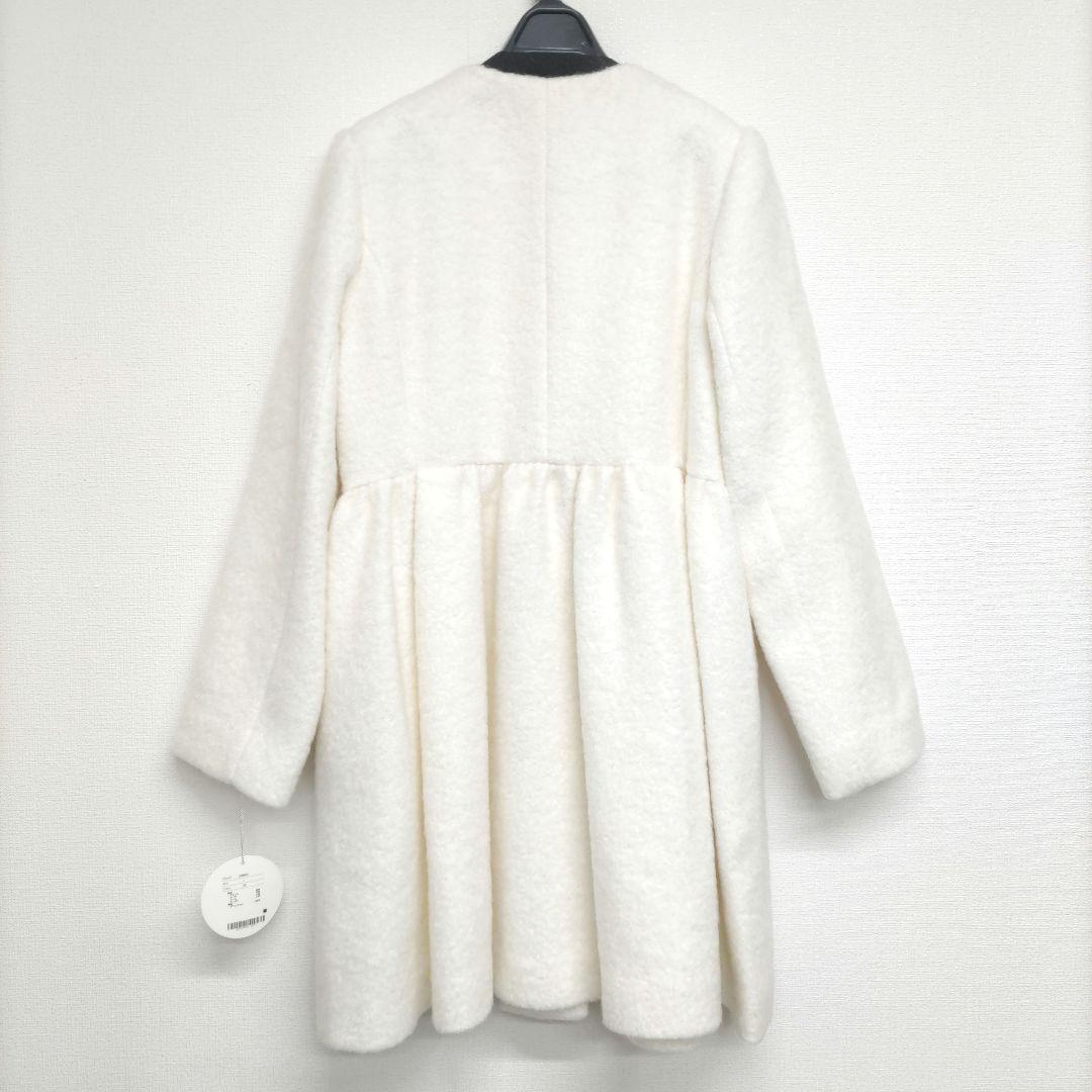 【新品タグ付き】Chesty チェスティ モヘアビジューコート ホワイト