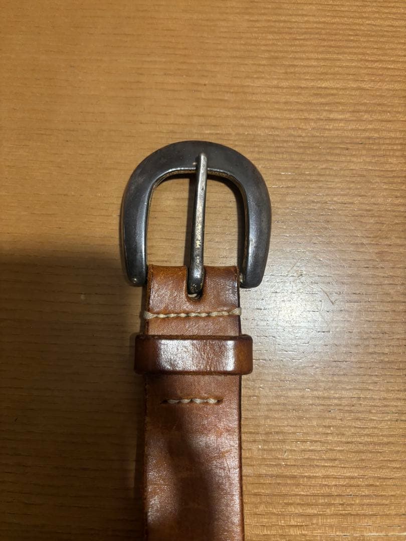 フルカウン ワイルドレザーベルトナチュラル W34