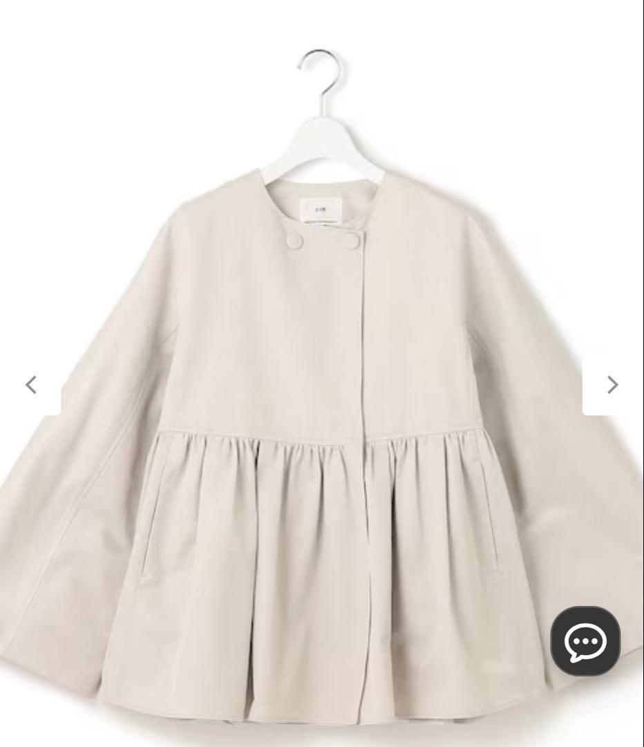 美品⭐︎VERYコラボ/撥水加工グロッシーツイル アウター