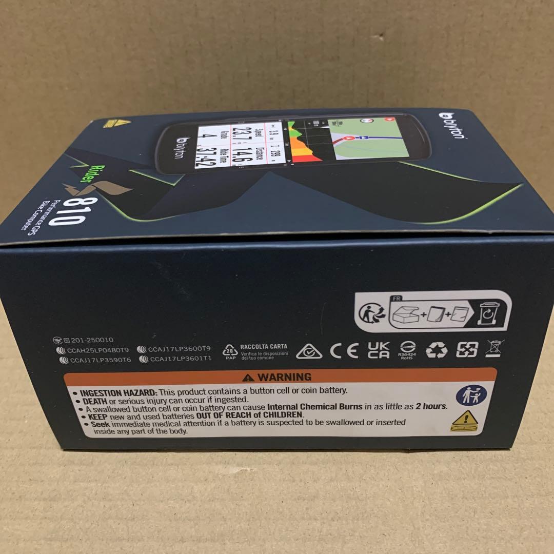 新品未開封　ブライトン Rider S810T GPS サイクルコンピューター