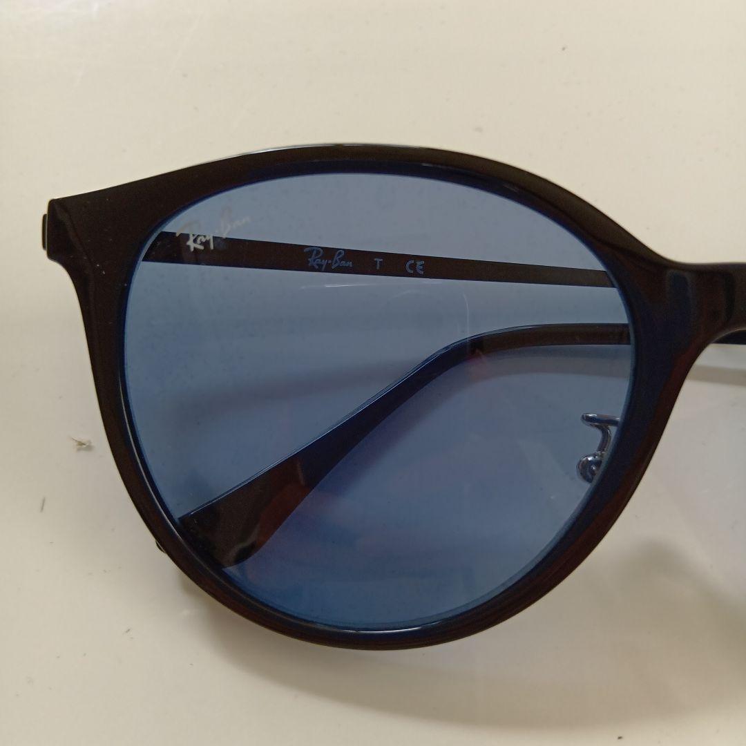 Ray-Ban RB4334D ブルーレンズ 人気モデル ケース付 レイバン