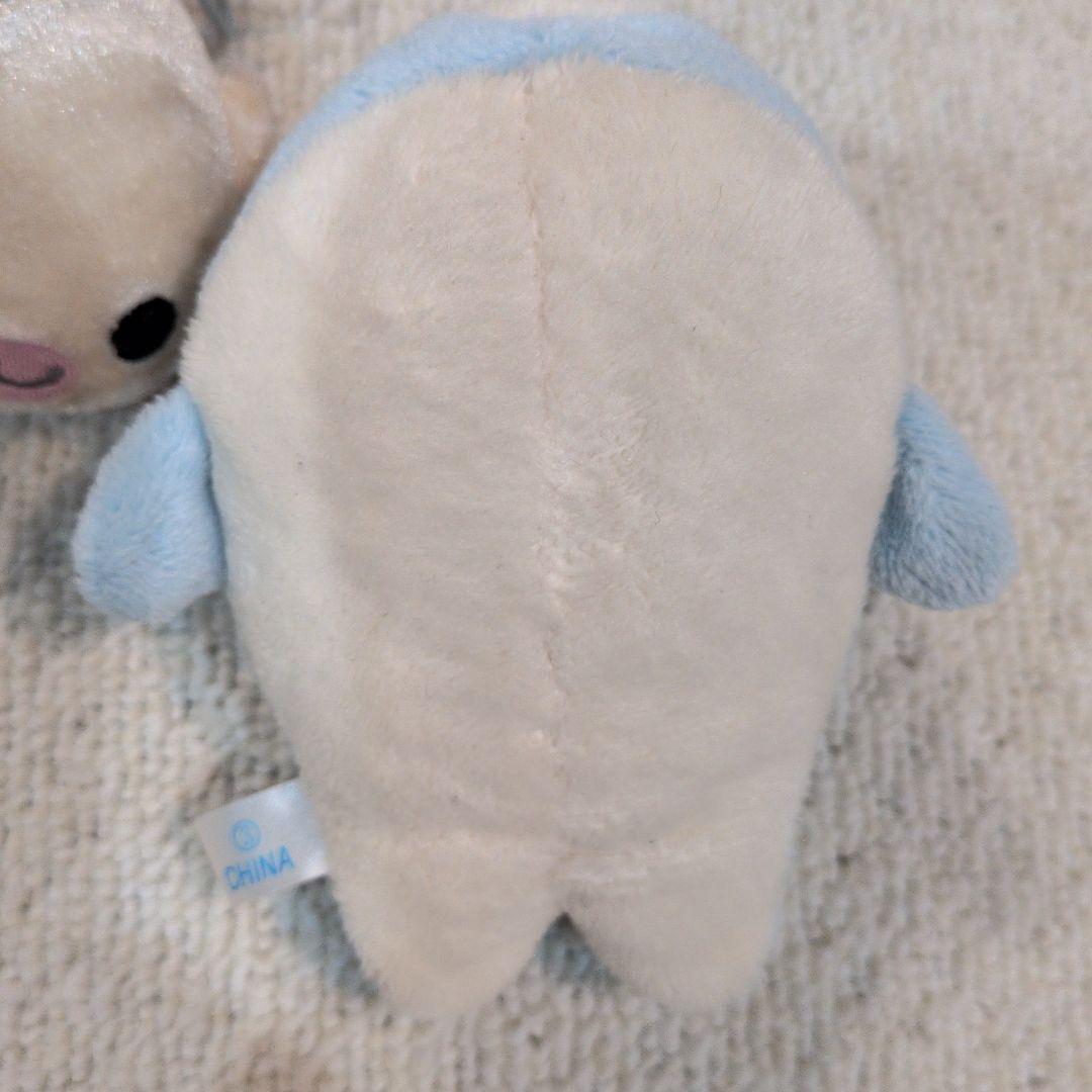 サンエックス まめゴマ コレクションぬいぐるみ　マスコット2匹音なります。当時物