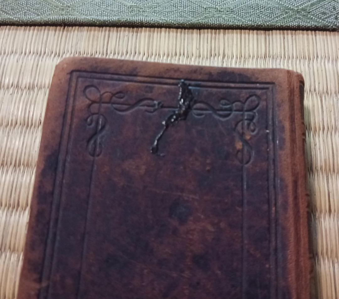 明治期 新約全書 小型 米国聖書協会 革装 古書