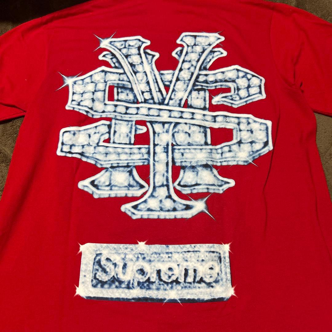 トップス Supreme man tee red