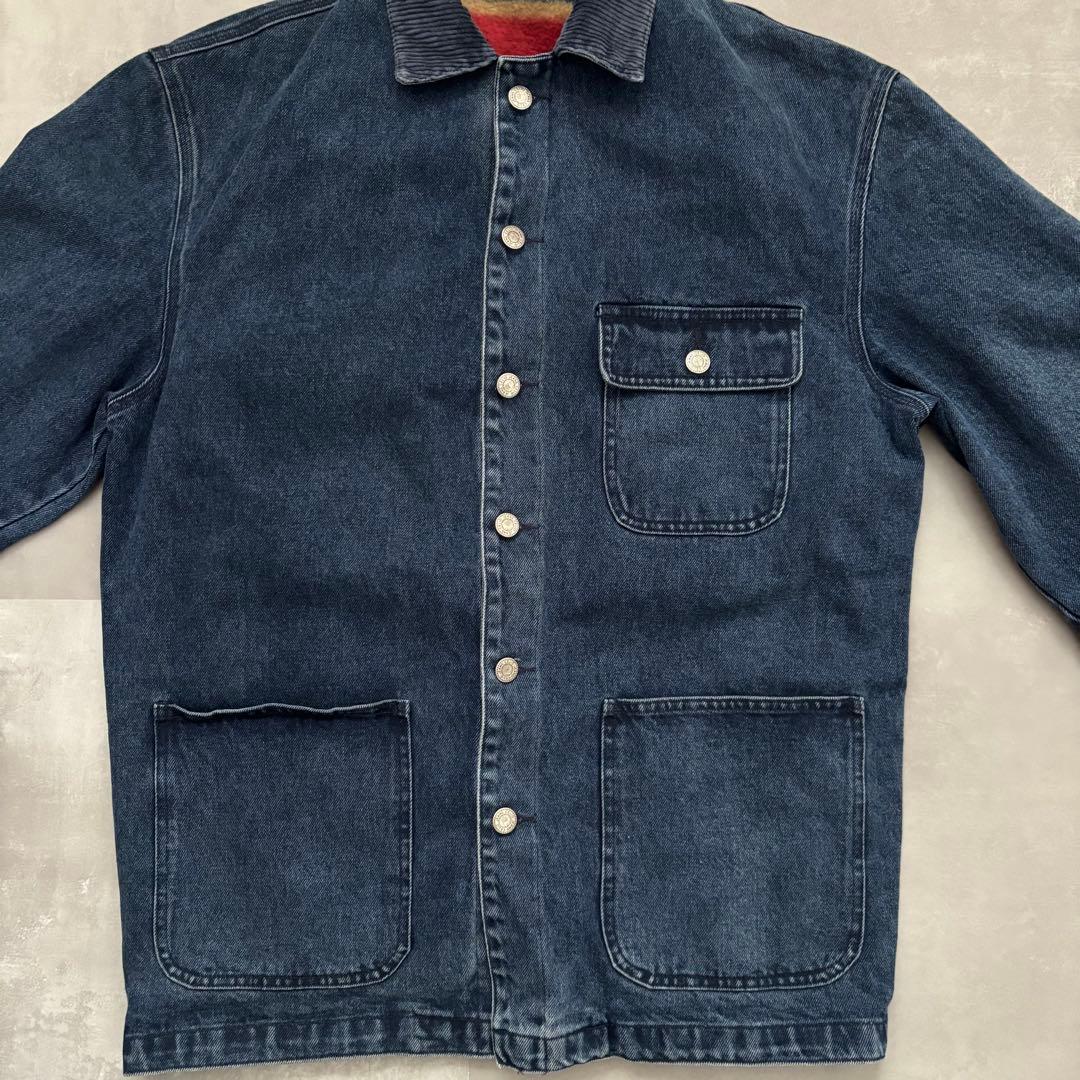 完品 90s - CELIO デニム　カバーオール　フレンチ ワークジャケット