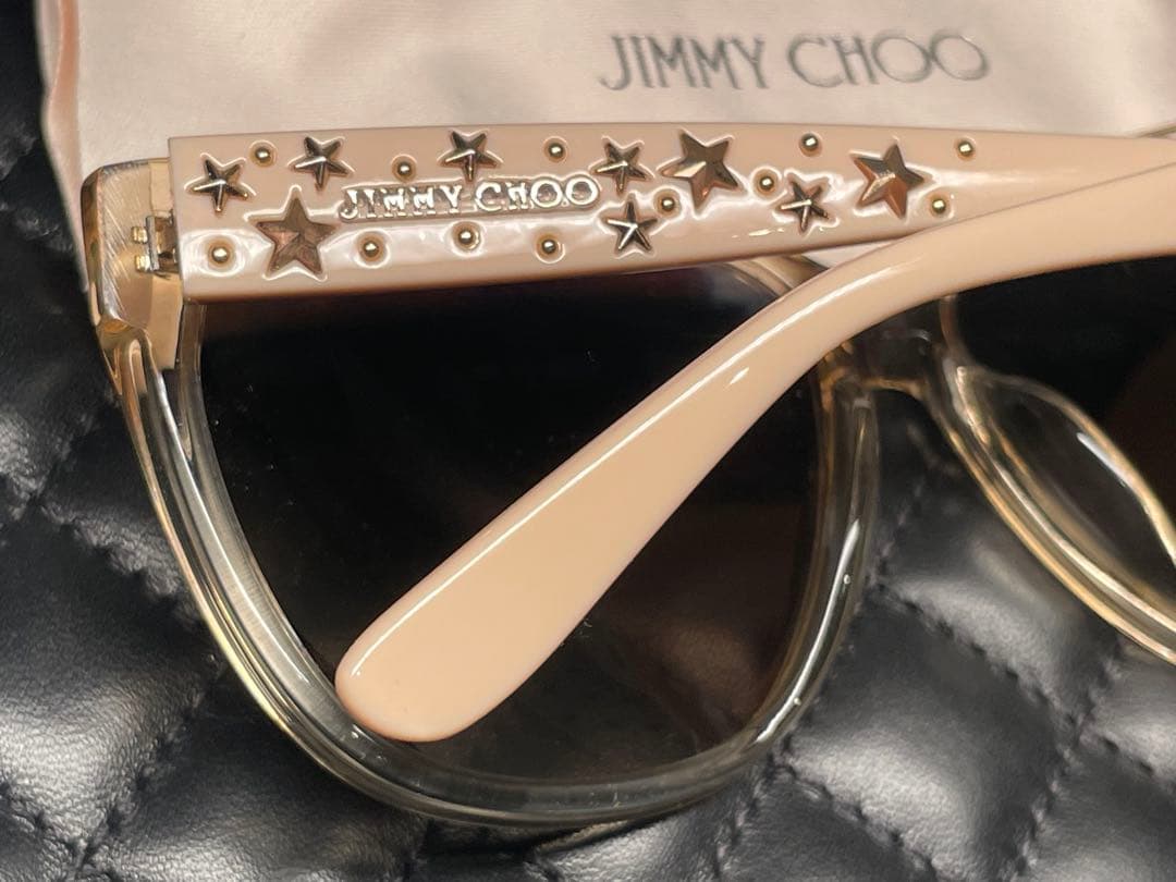 【新品未使用】JIMMY CHOO ジミーチュウ　　ピンクベージュ　サングラス