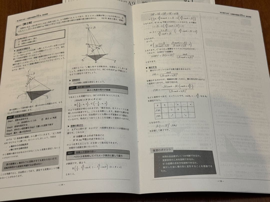 鉄緑会高3数学　上位クラス　後期授業プリント