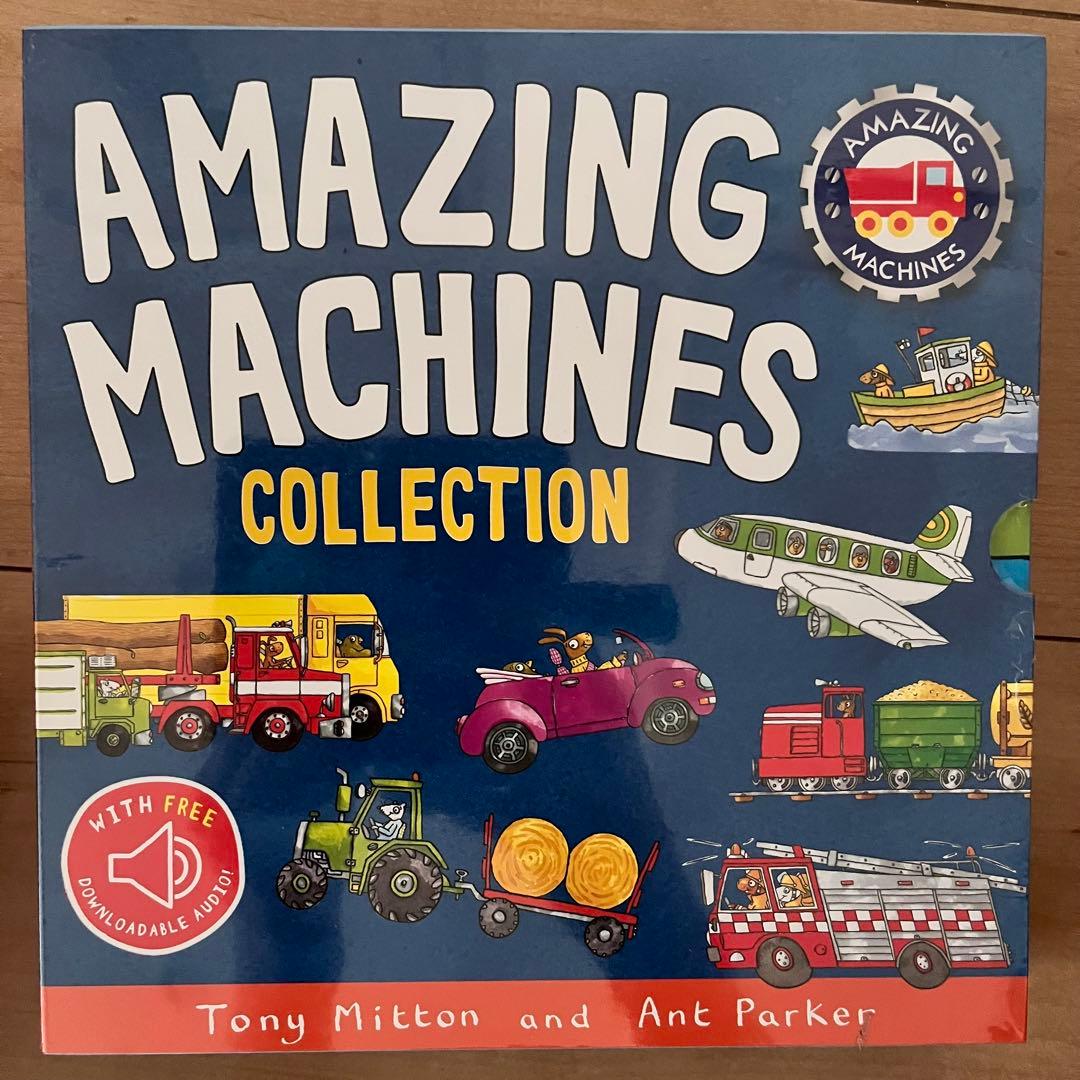 【QR付き】Amazing Machines 乗り物　英語絵本　10冊