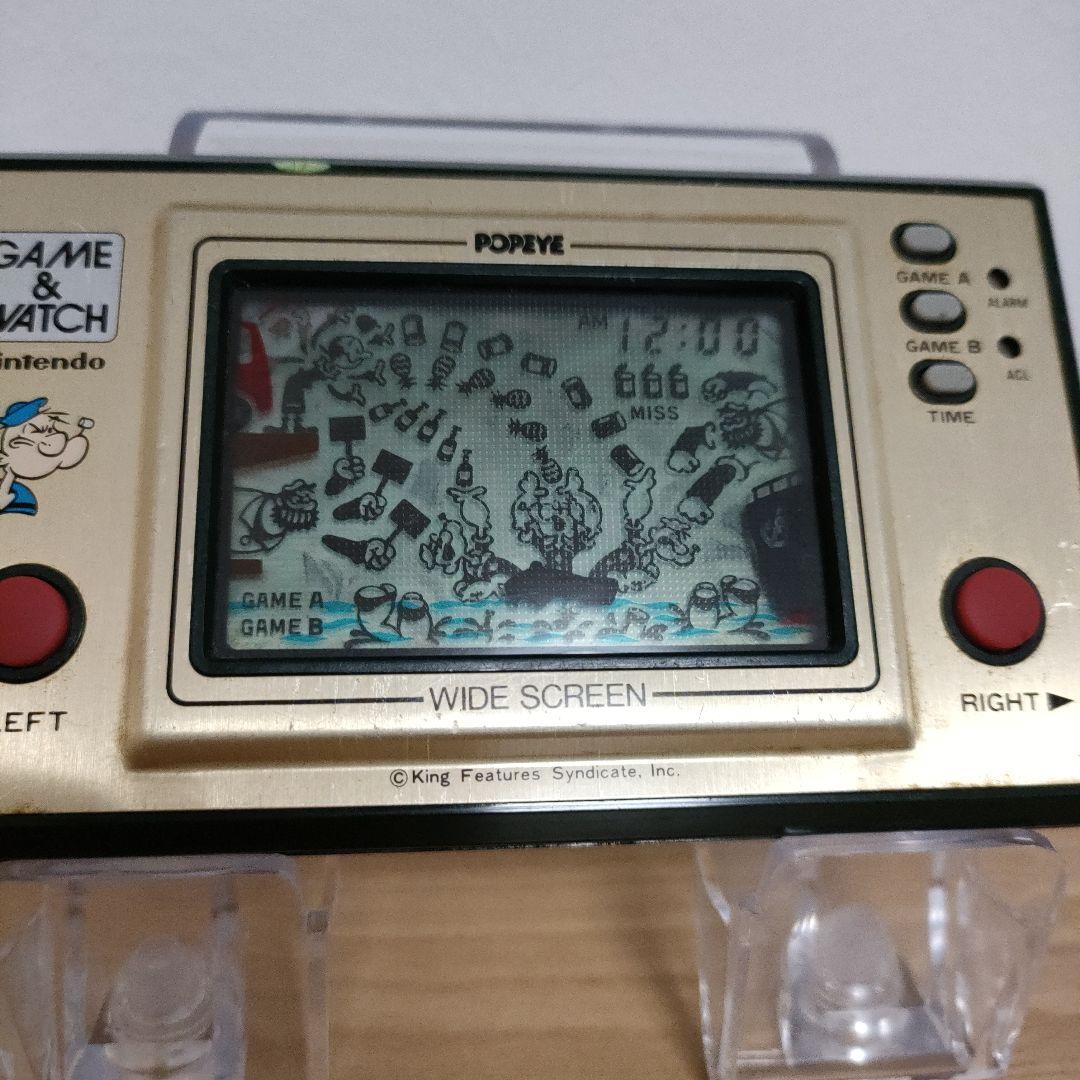 ゲーム＆ウォッチ　ポパイ　任天堂Nintendo　ニンテンドー　メンテナンス済み
