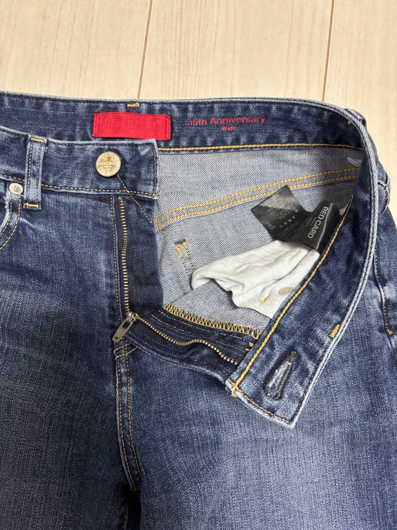 RED CARD TOKYO35thAnniversary ワイド デニムパンツ