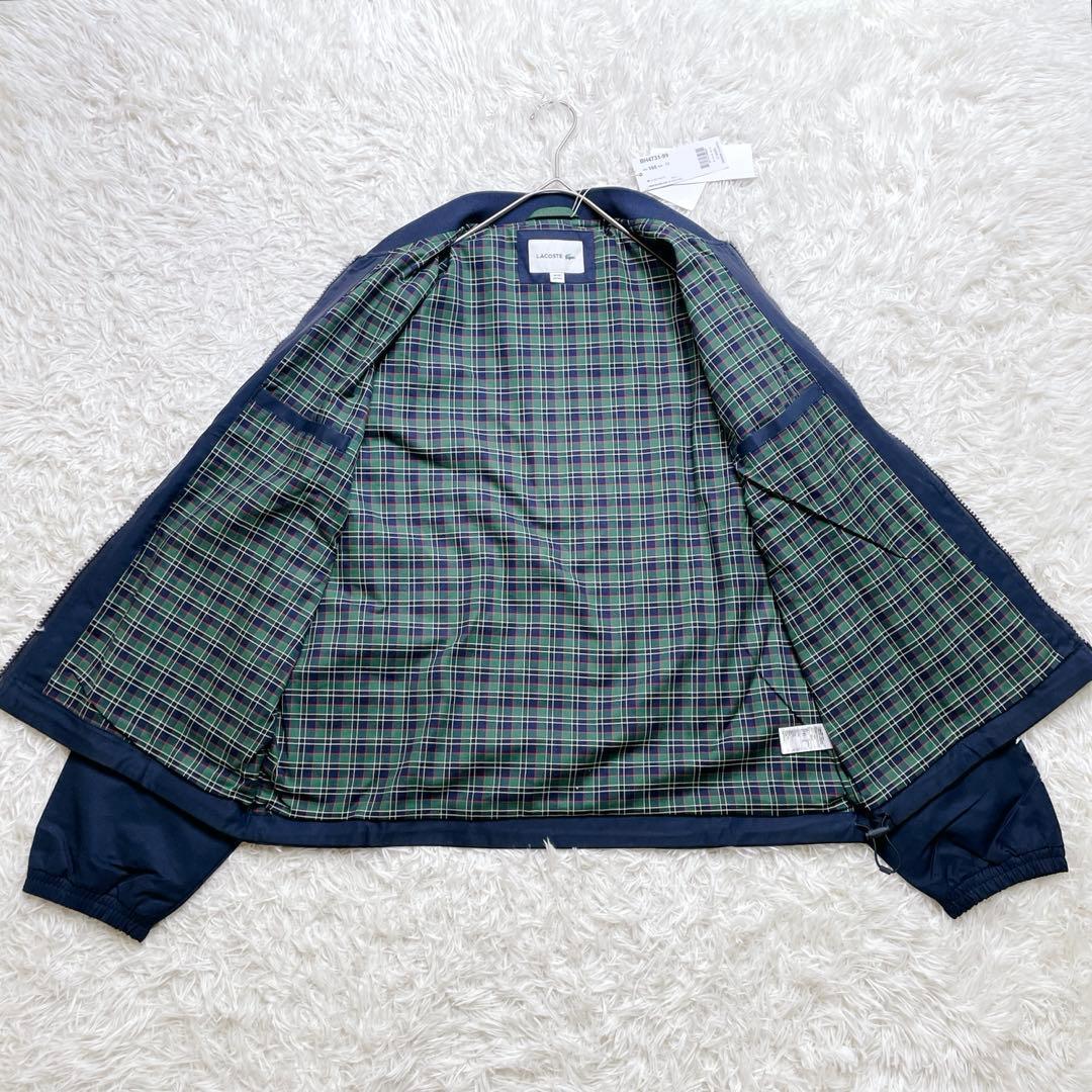 新品タグ付き✨ ラコステ ライトウェイトボマージャケット size52 ネイビー