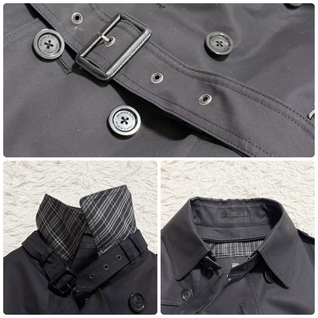 美品✨BURBERRY BLACK LABEL トレンチコート　ベルト　カバー付