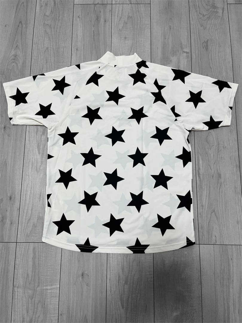 FCRB Bristol 23SS 星 スター柄 モックネック Tシャツ S