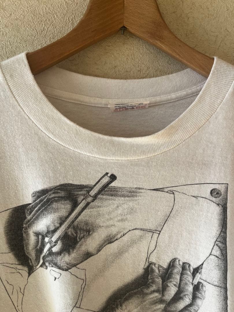 N*,様 90s mc.escher エッシャー tシャツ usa製 希少サイズ
