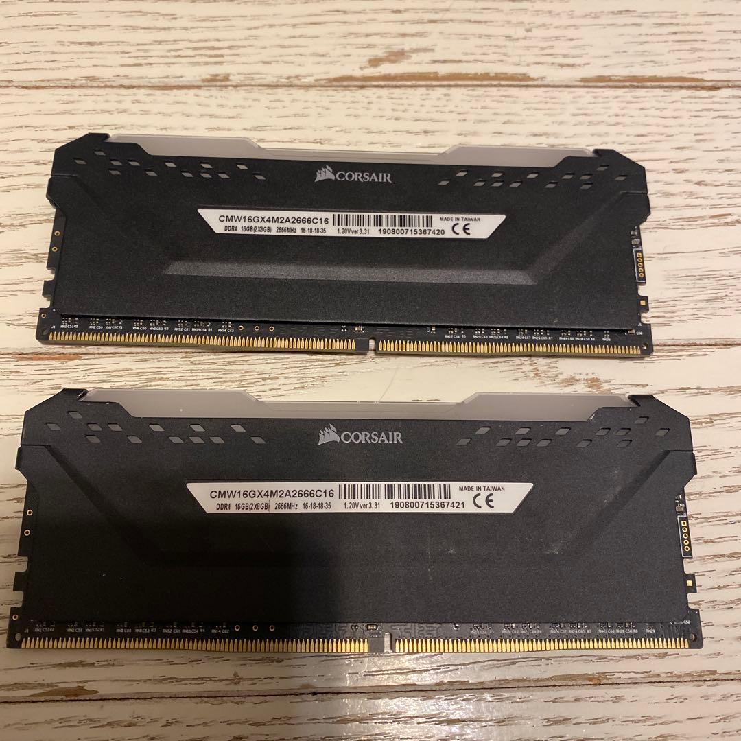 メモリー CORSAIR VENGEANCE RGB PRO 16GB DDR4