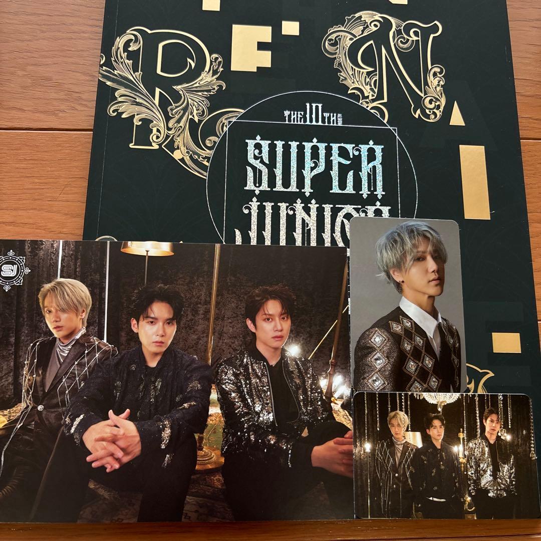 SUPER JUNIOR THE RENNAISANCE 4枚セット トレカ付き