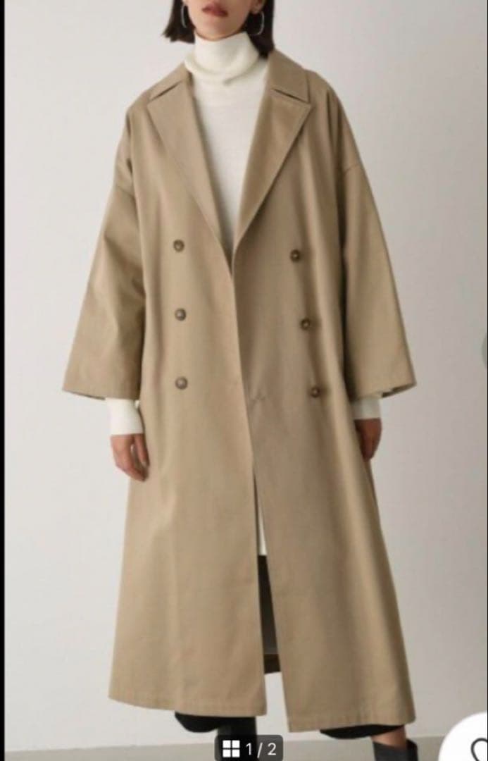 ジャケット・アウター Wide volume spring coat