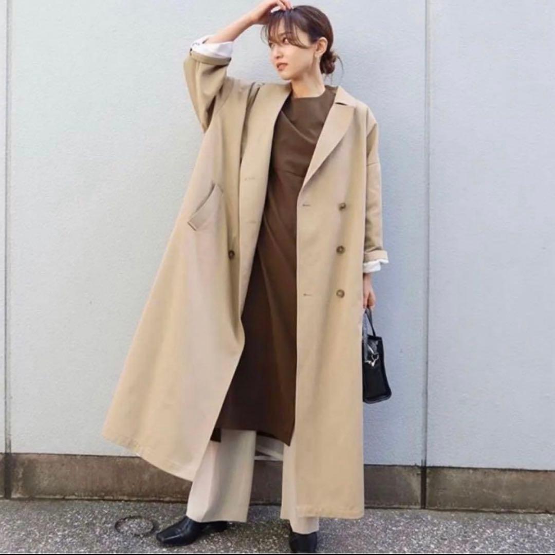 ジャケット・アウター Wide volume spring coat
