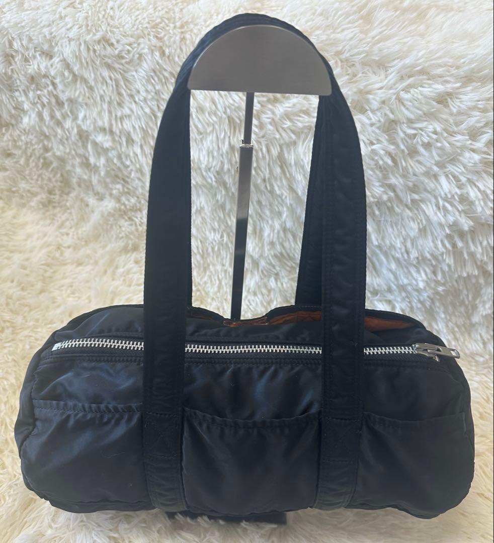 ✨廃盤品✨【PORTER ポーター】 タンカー ボストン ドラムバッグ 黒