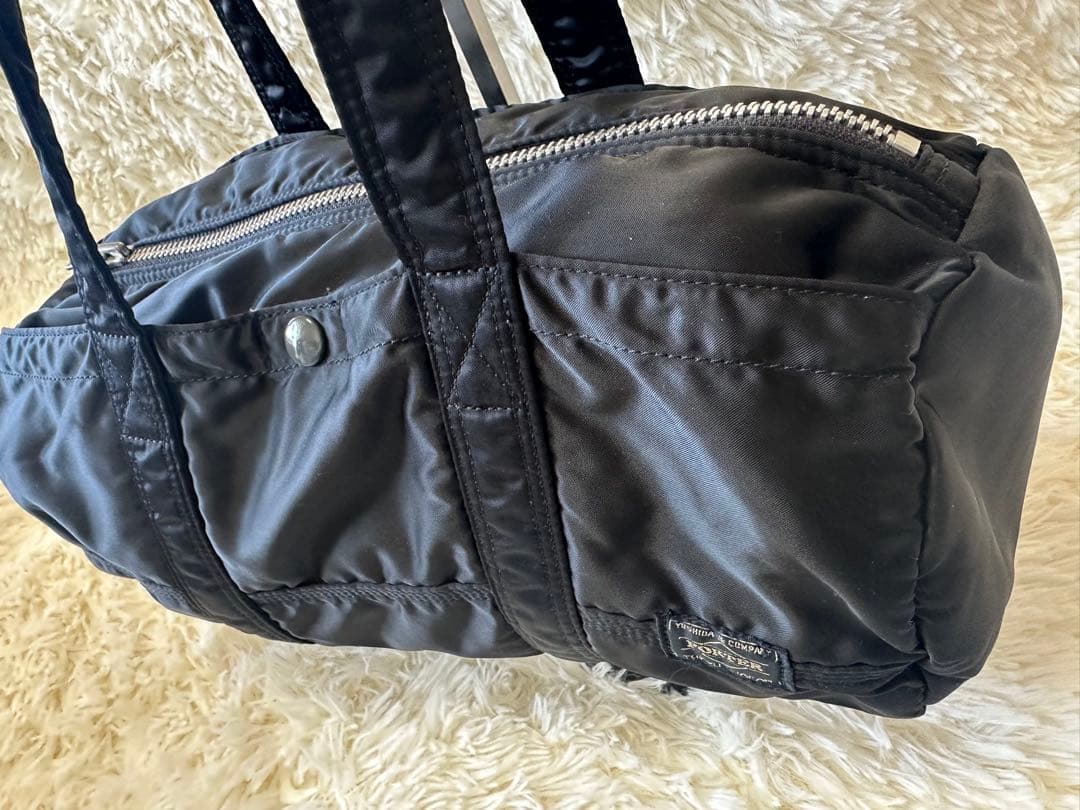 ✨廃盤品✨【PORTER ポーター】 タンカー ボストン ドラムバッグ 黒