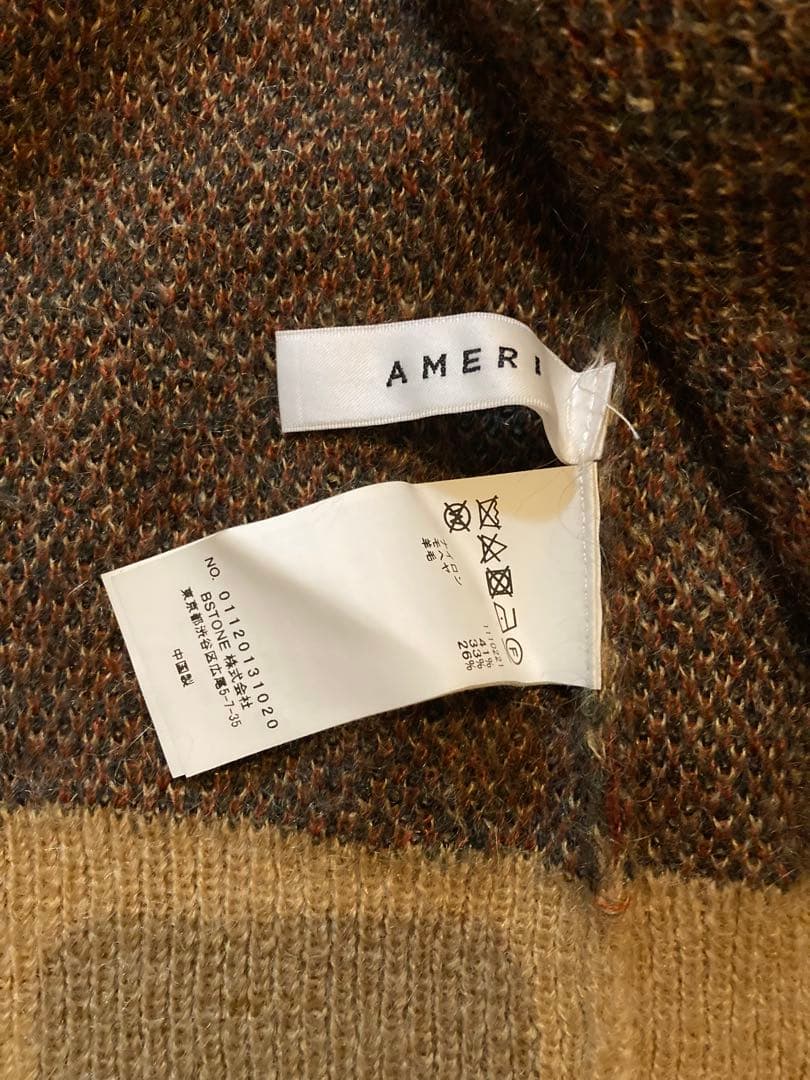 トップス Ameri 3WAY NOSTALGIC RUG KNIT