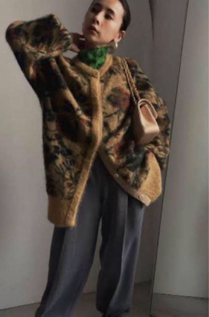 トップス Ameri 3WAY NOSTALGIC RUG KNIT
