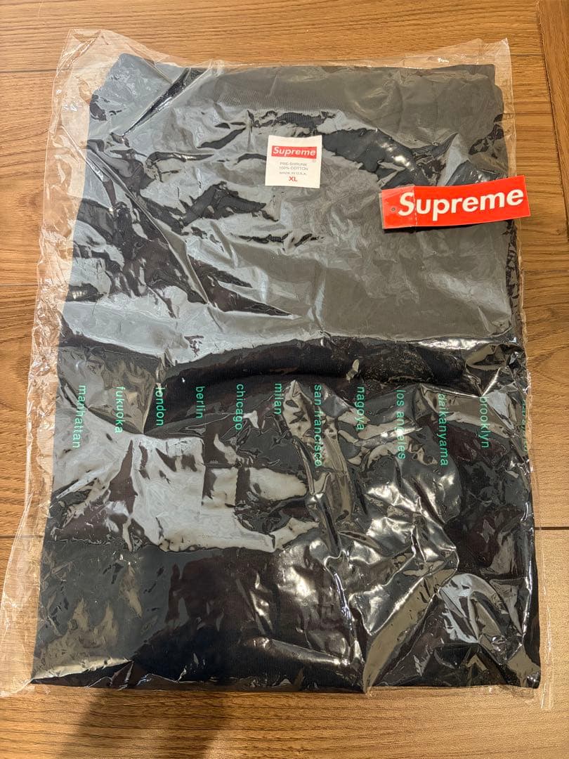 Supreme シュプリーム23ss Location Tee Tシャツネイビー