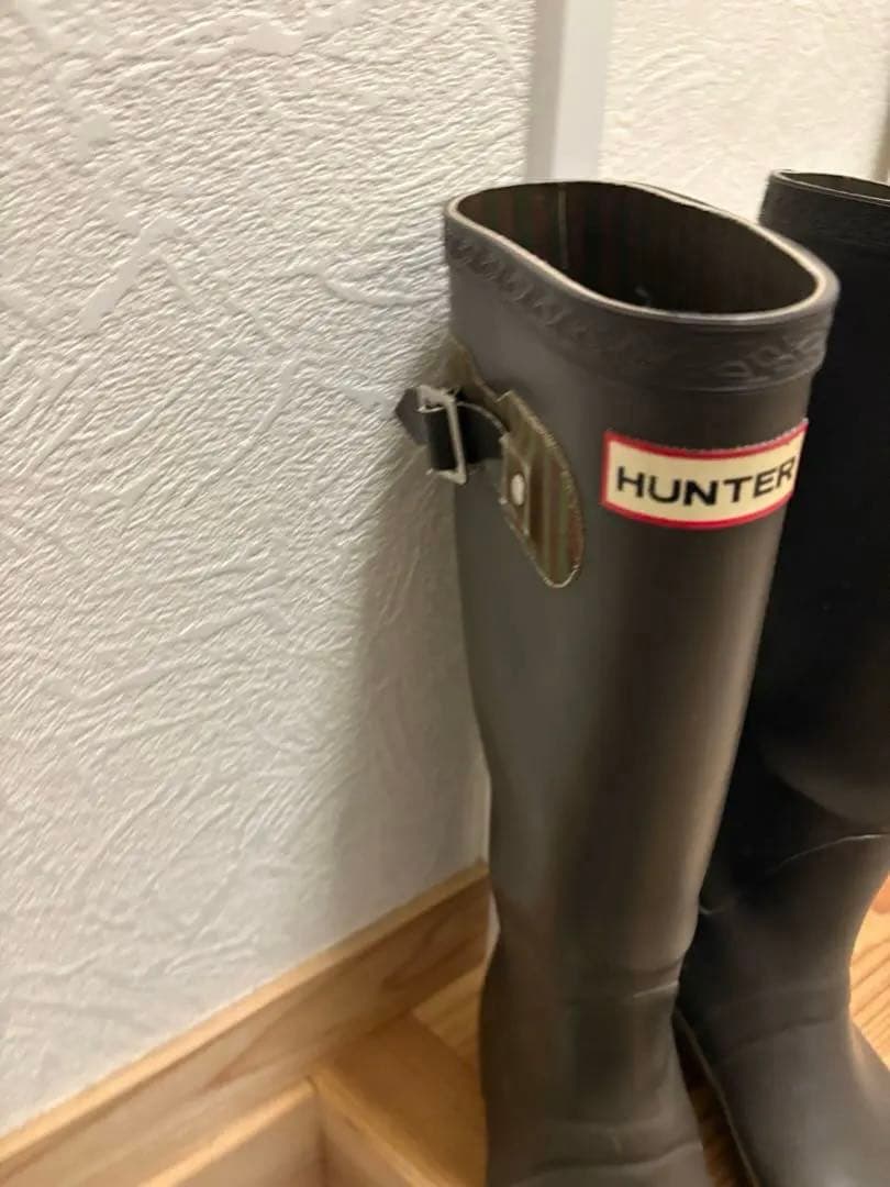 HUNTER レインブーツ長靴フェスティバルチョコレート