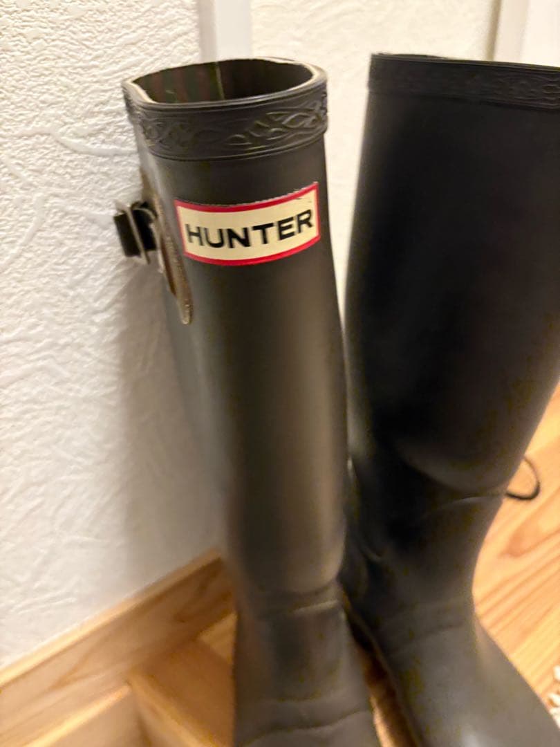 HUNTER レインブーツ長靴フェスティバルチョコレート